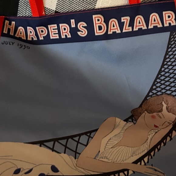 New Harper’s Bazaar Tote July 1930 Cover canvas PURSE-SALE was $25 - Picture 3 of 4